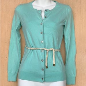 Seafoam green cardigan